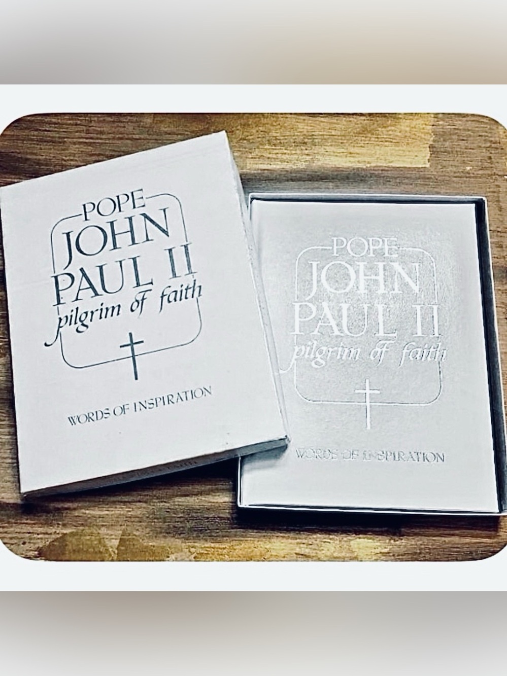 Vintage 1984 Book Pope John Paul II "Pilgrim of Faith Words of Inspiration” NIB